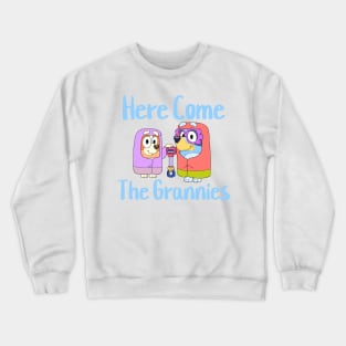 here-come-the-grannies-cartoon Crewneck Sweatshirt